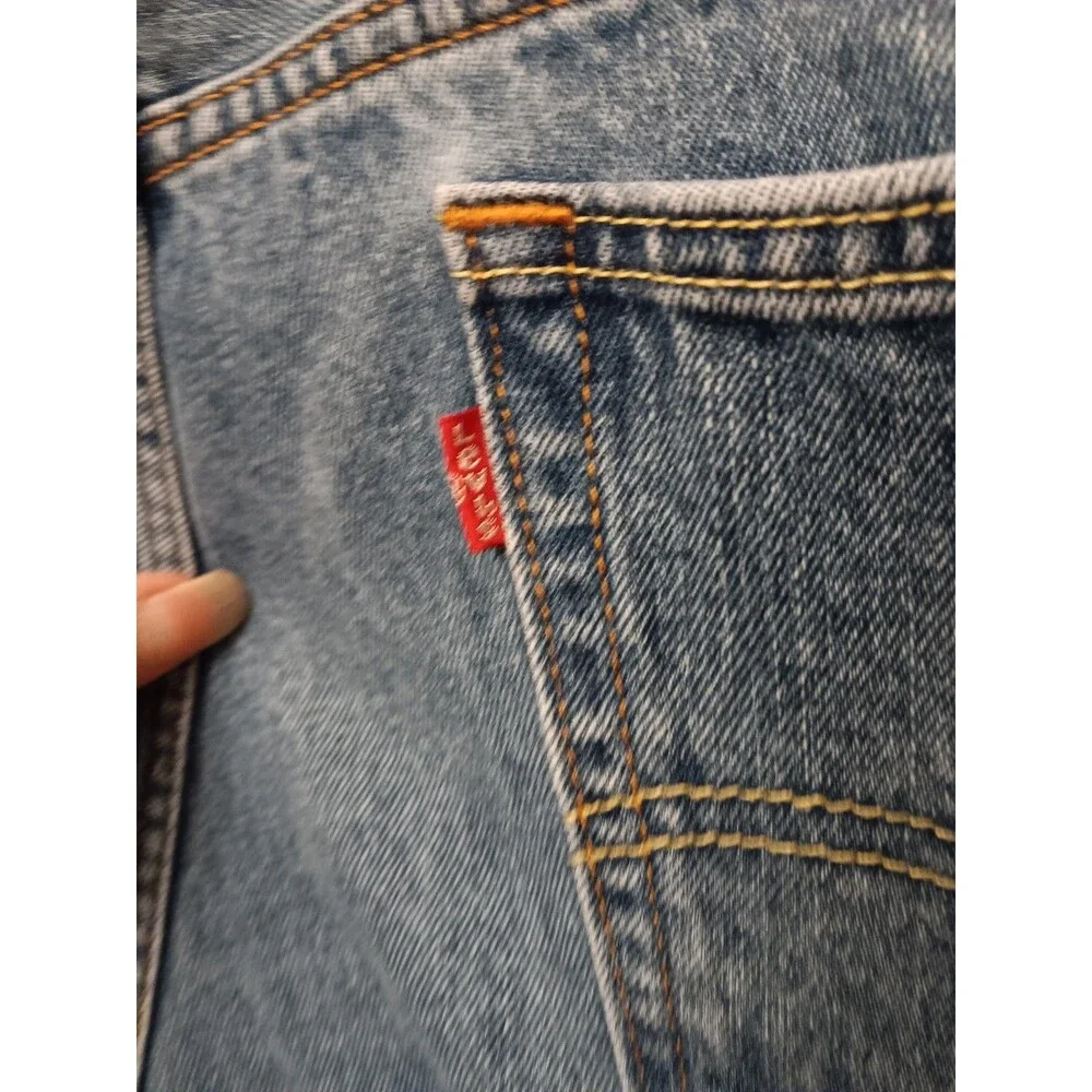Levi's 560 Loose Fit Jeans Men's 36x30 Blue Relaxed Tapered Denim Red Tab